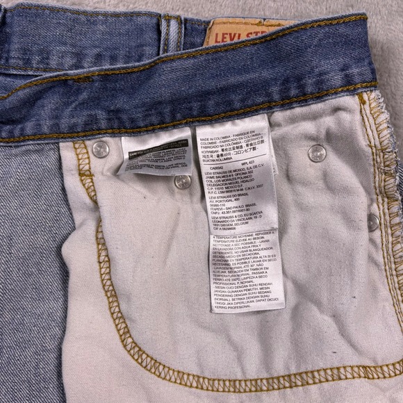 Mens 2014 Levi‎ 559 Relaxed Straight Jeans 36x29 Blue Denim R Tab (Tag 38x32) - Picture 15 of 16